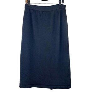 St. John Evening Midi Skirt in Black READ